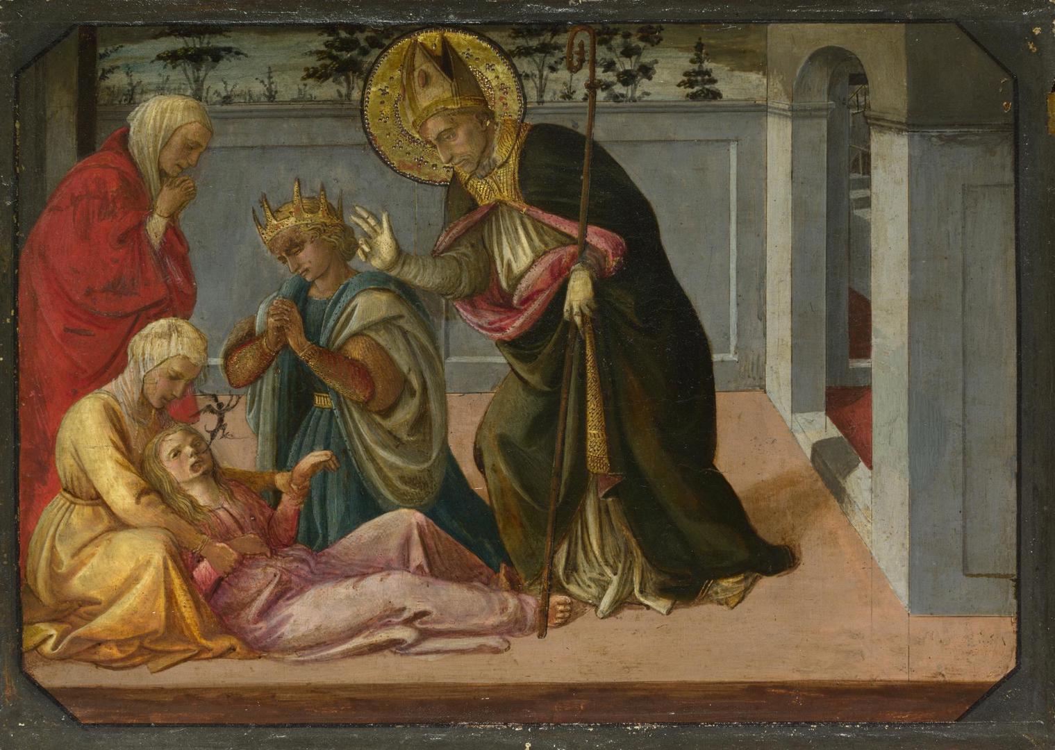 Saint Zeno exorcising the Daughter of Gallienus by Fra Filippo Lippi and workshop