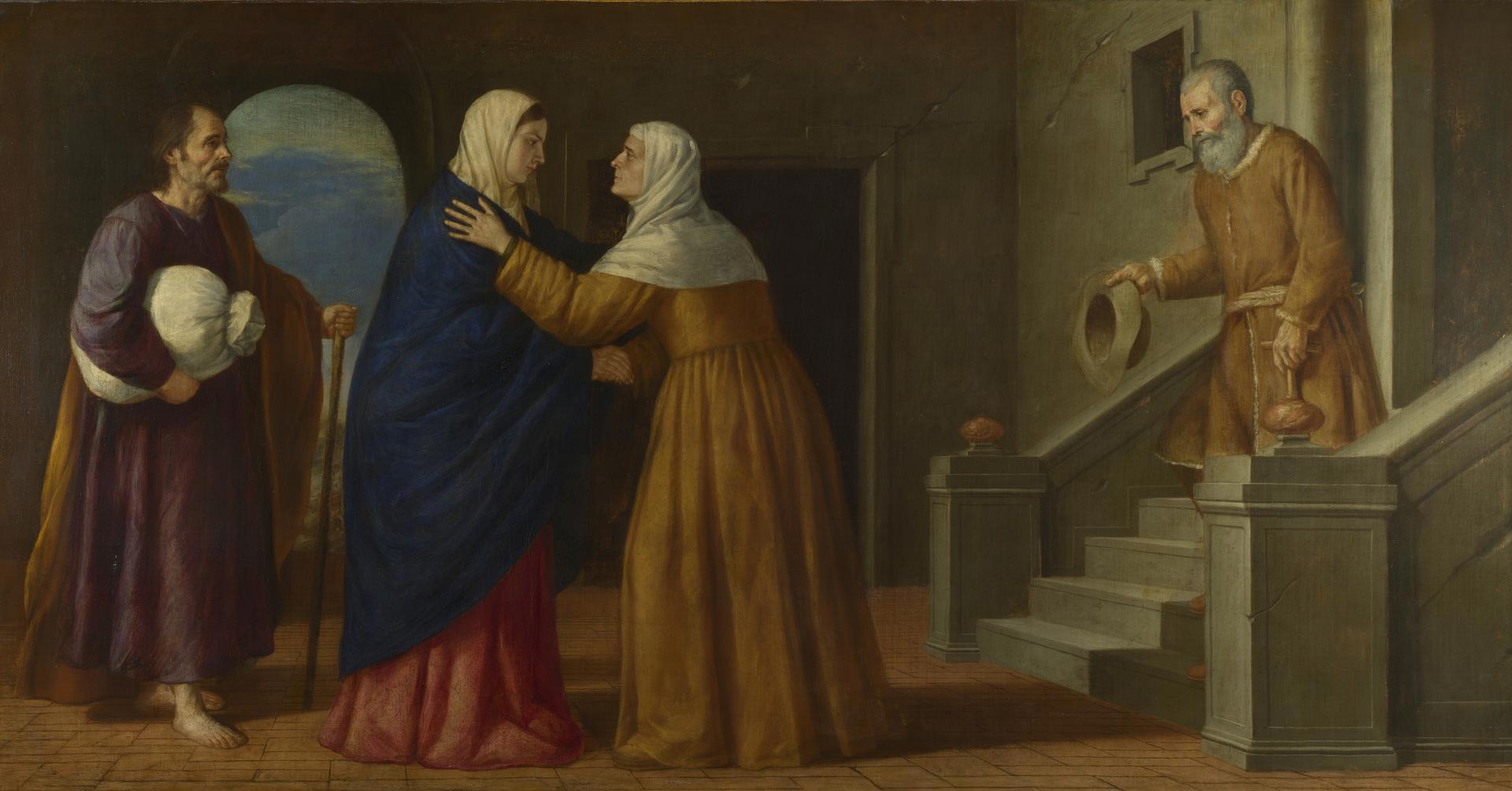 The Visitation by French or North Italian