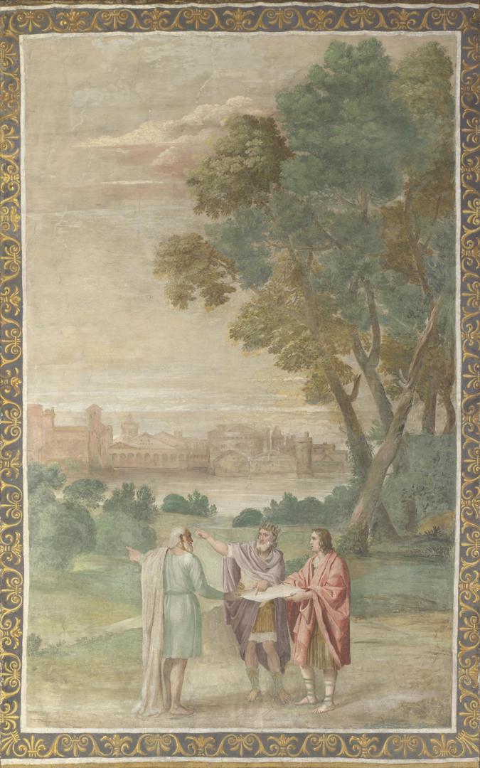 Apollo and Neptune advising Laomedon by Domenichino and assistants