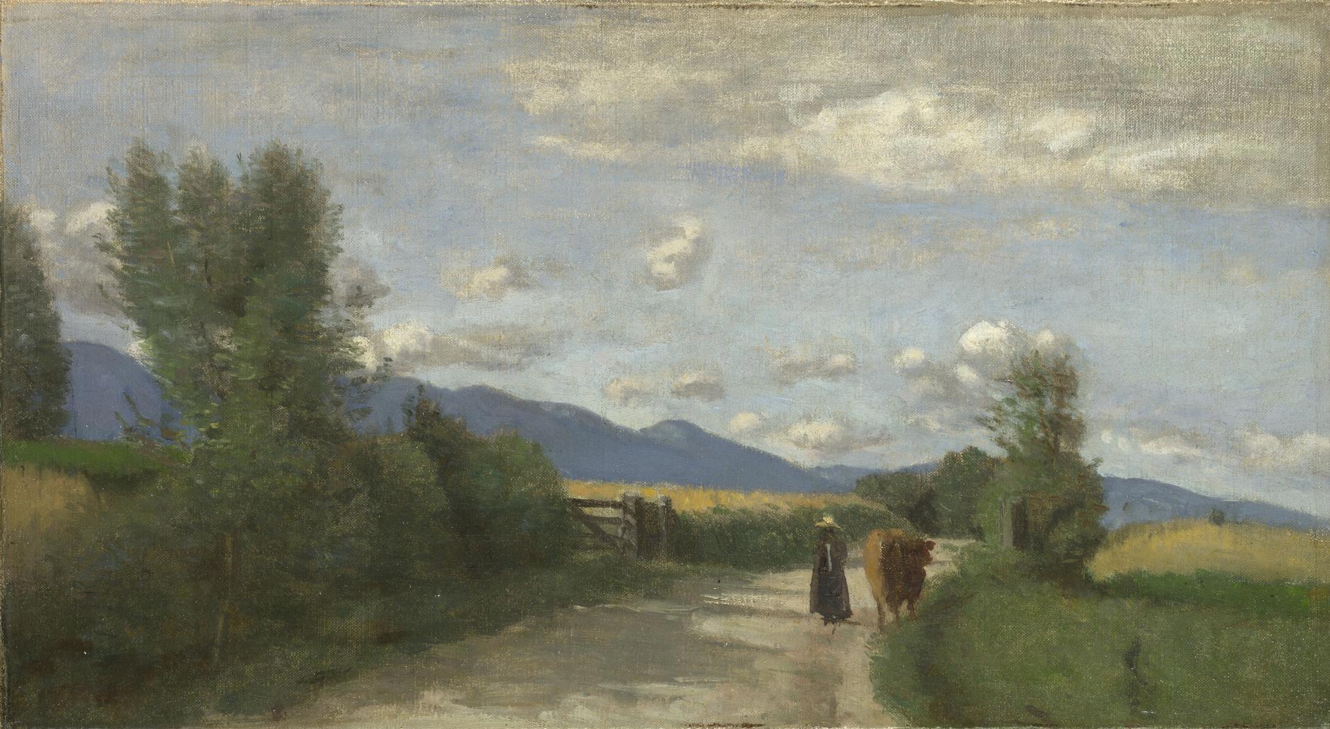 Dardagny, Morning by Jean-Baptiste-Camille Corot