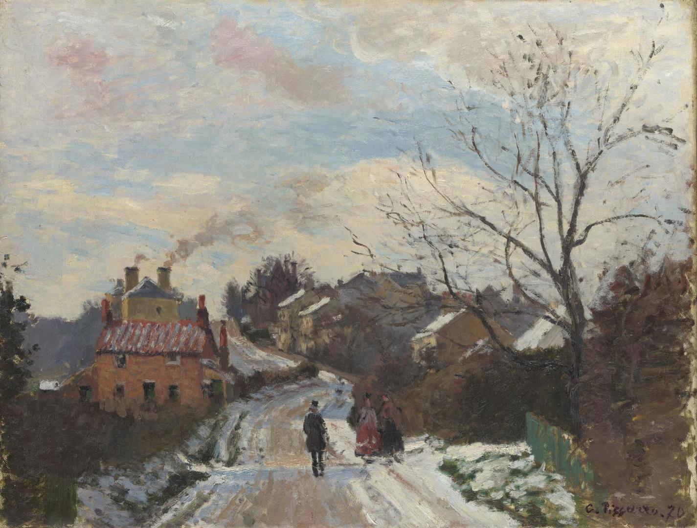 Fox Hill, Upper Norwood by Camille Pissarro