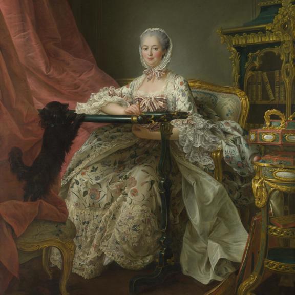 Madame de Pompadour at her Tambour Frame