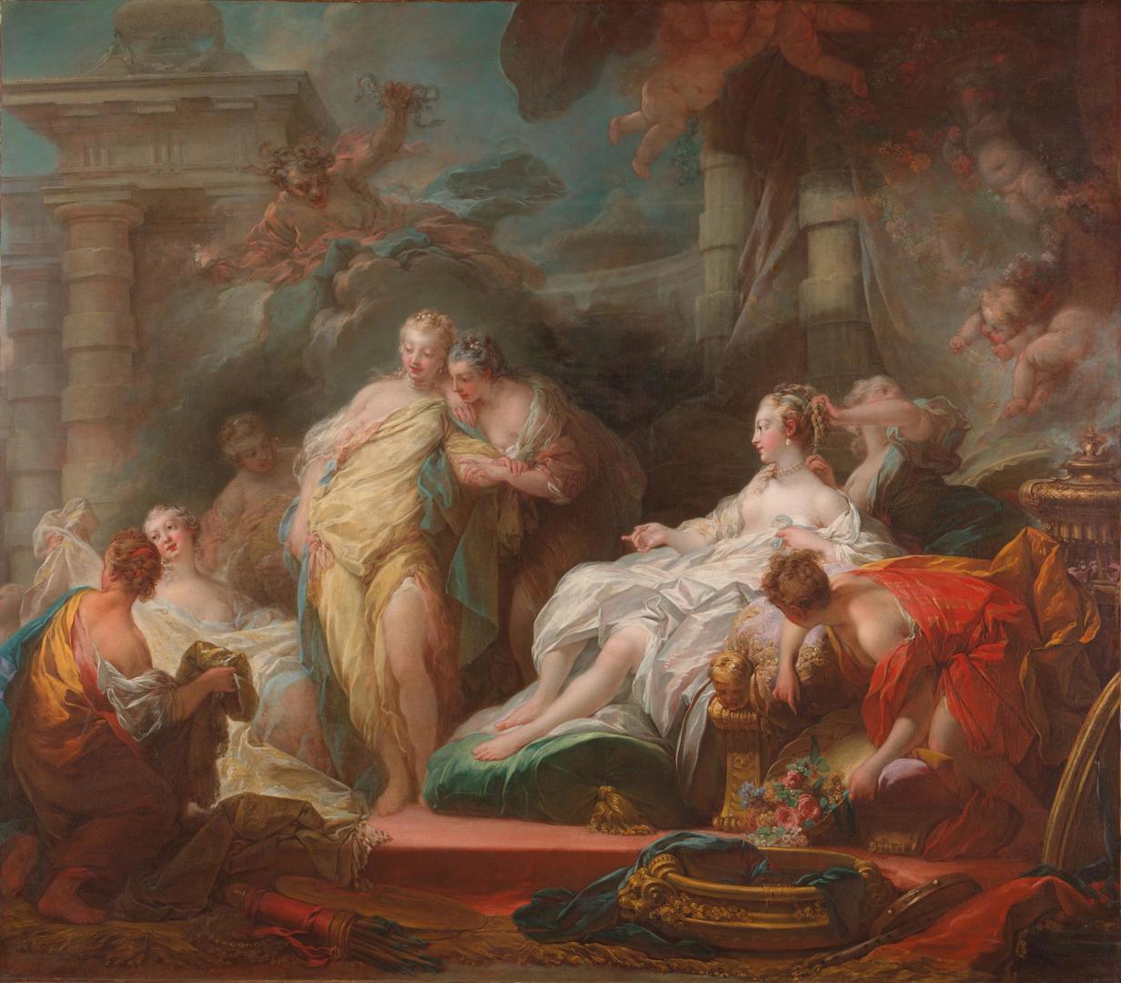 Psyche showing her Sisters her Gifts from Cupid by Jean-Honoré Fragonard