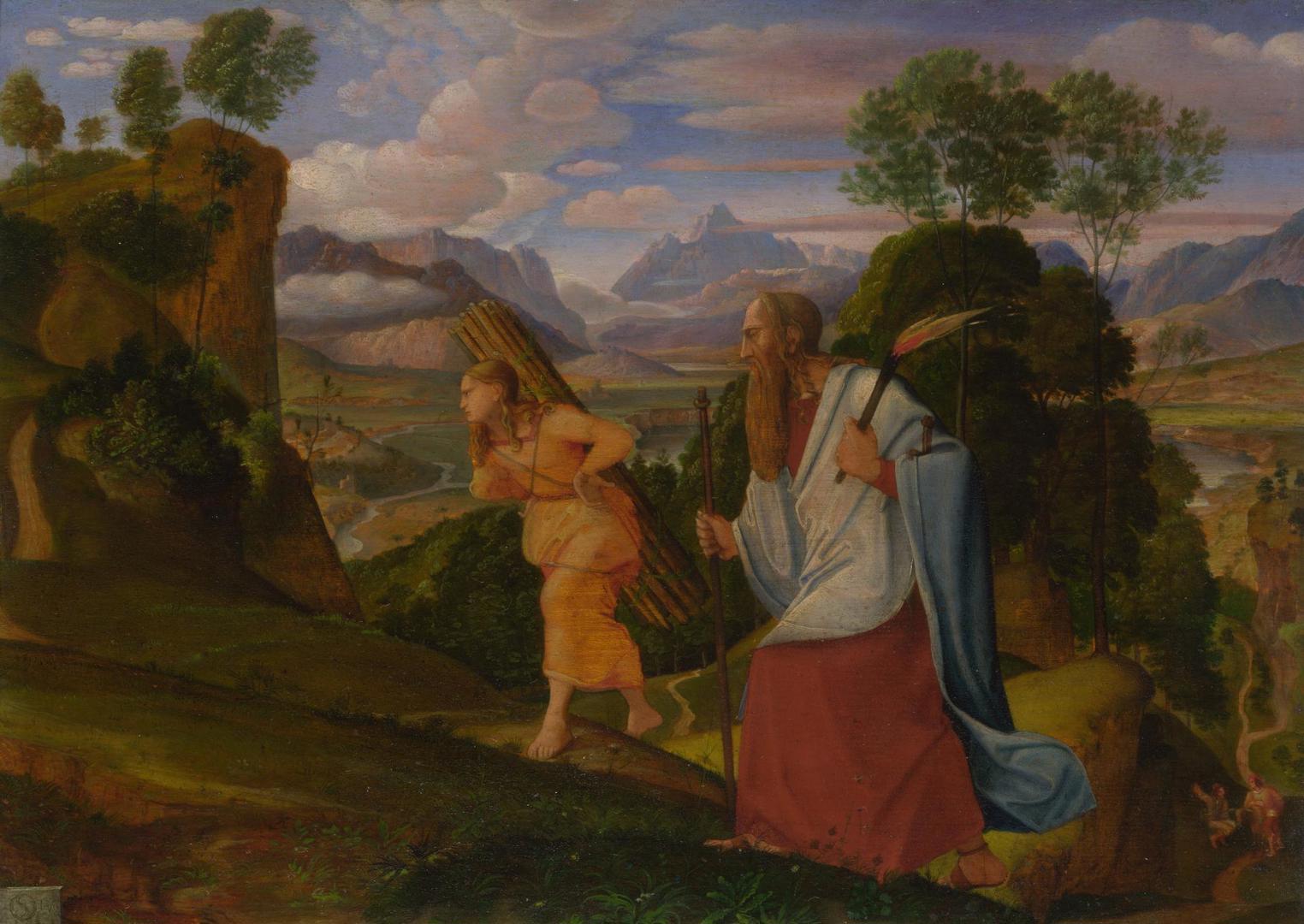 Abraham and Isaac by Johann Heinrich Ferdinand Olivier