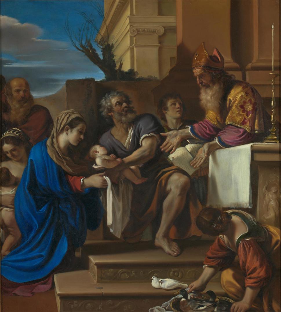 The Presentation of Jesus in the Temple by Guercino