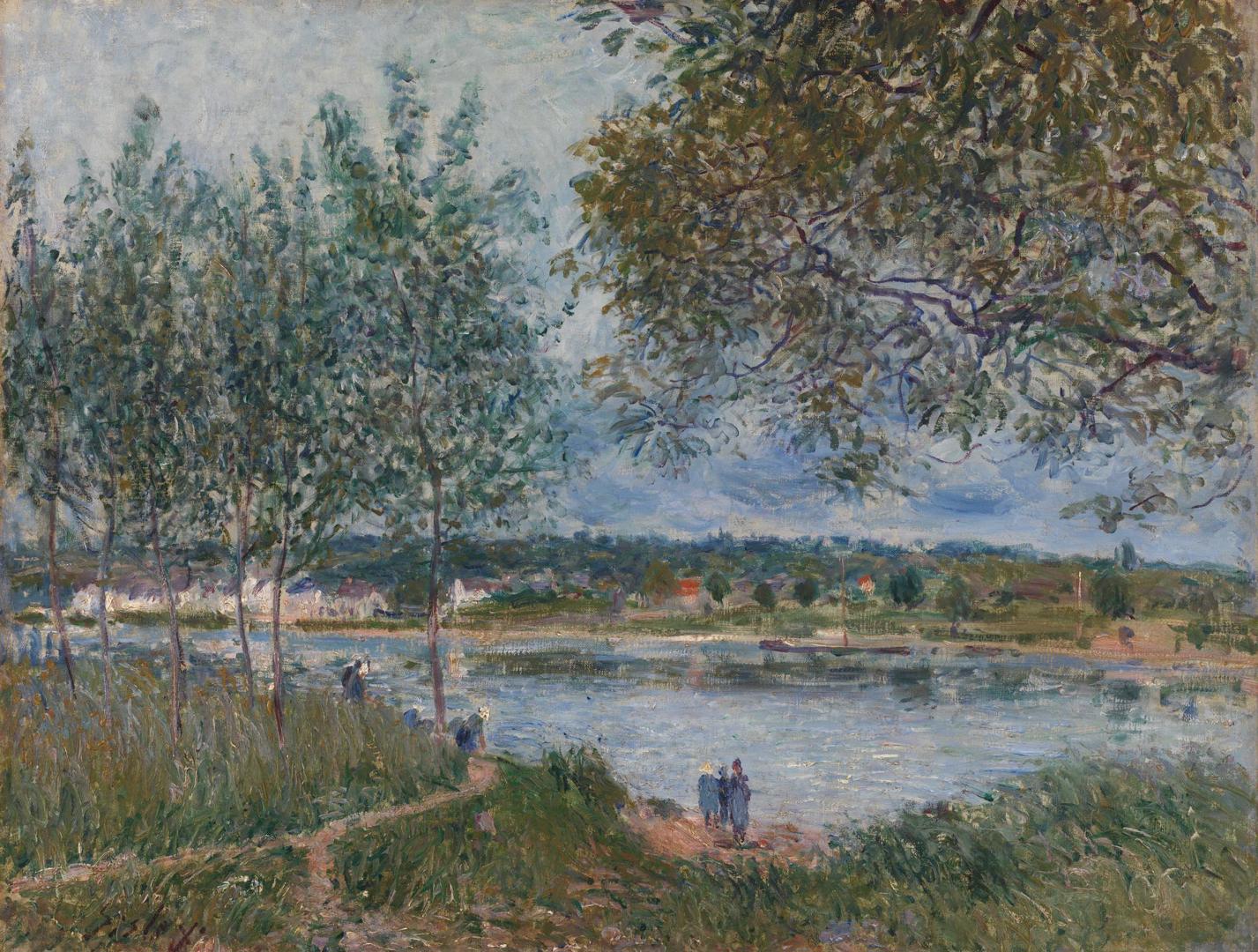 The Path to the Old Ferry at By by Alfred Sisley