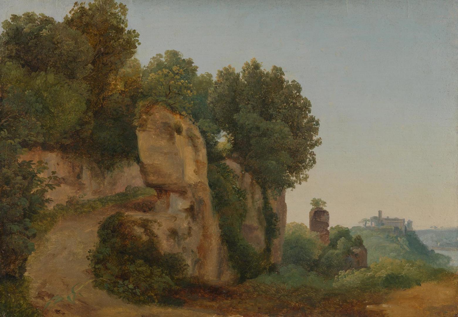 View of the Aventine Hill from the Palatine by Anton Sminck van Pitloo