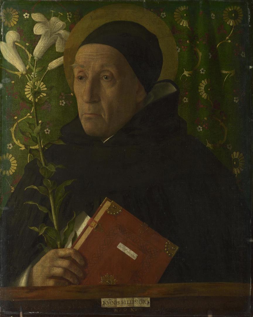 Portrait of Fra Teodoro of Urbino as Saint Dominic by Giovanni Bellini