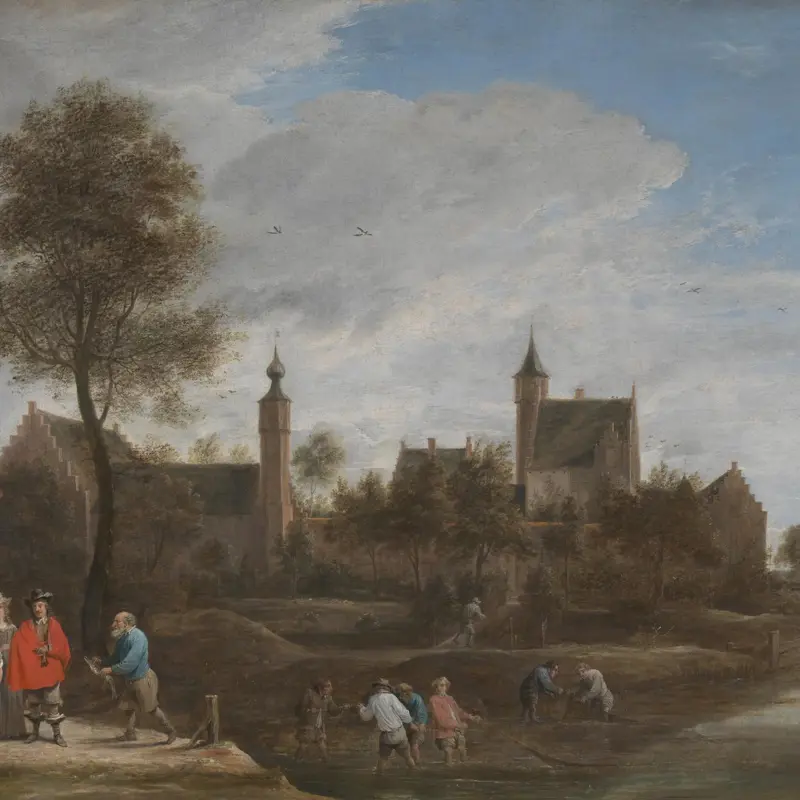 A View of Het Sterckshof near Antwerp