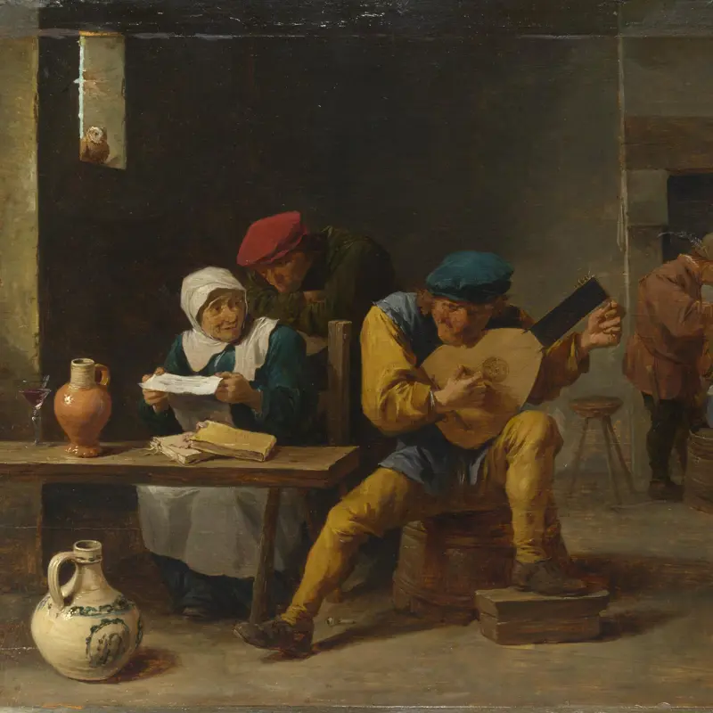 Peasants making Music in an Inn