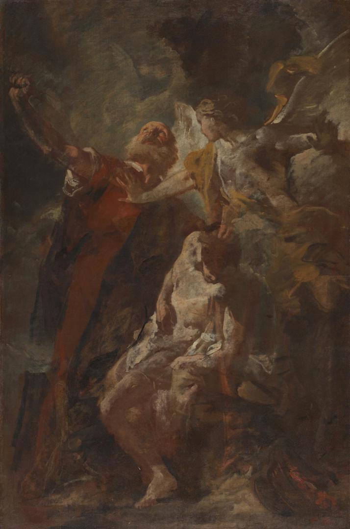 The Sacrifice of Isaac by Giovanni Battista Piazzetta