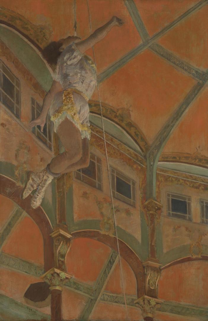 Miss La La at the Cirque Fernando by Hilaire-Germain-Edgar Degas
