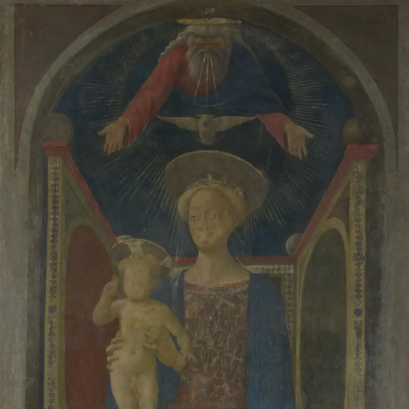 The Virgin and Child Enthroned