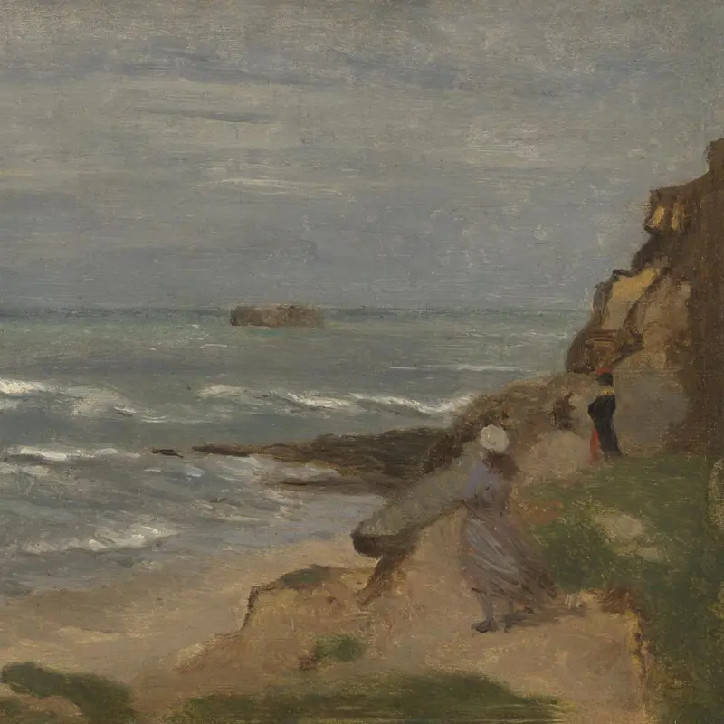Seascape with Figures on Cliffs