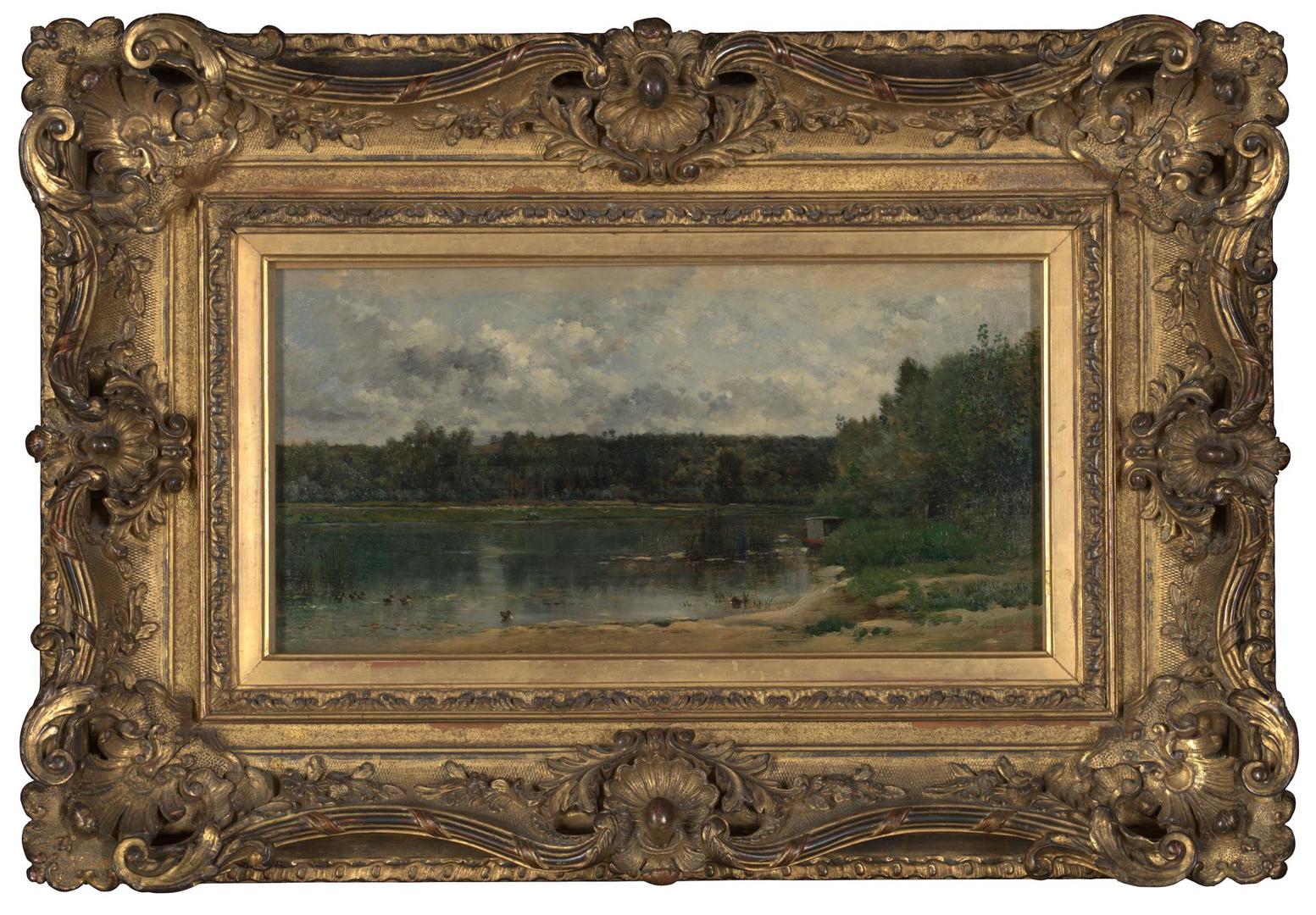 River Scene with Ducks by Charles-François Daubigny