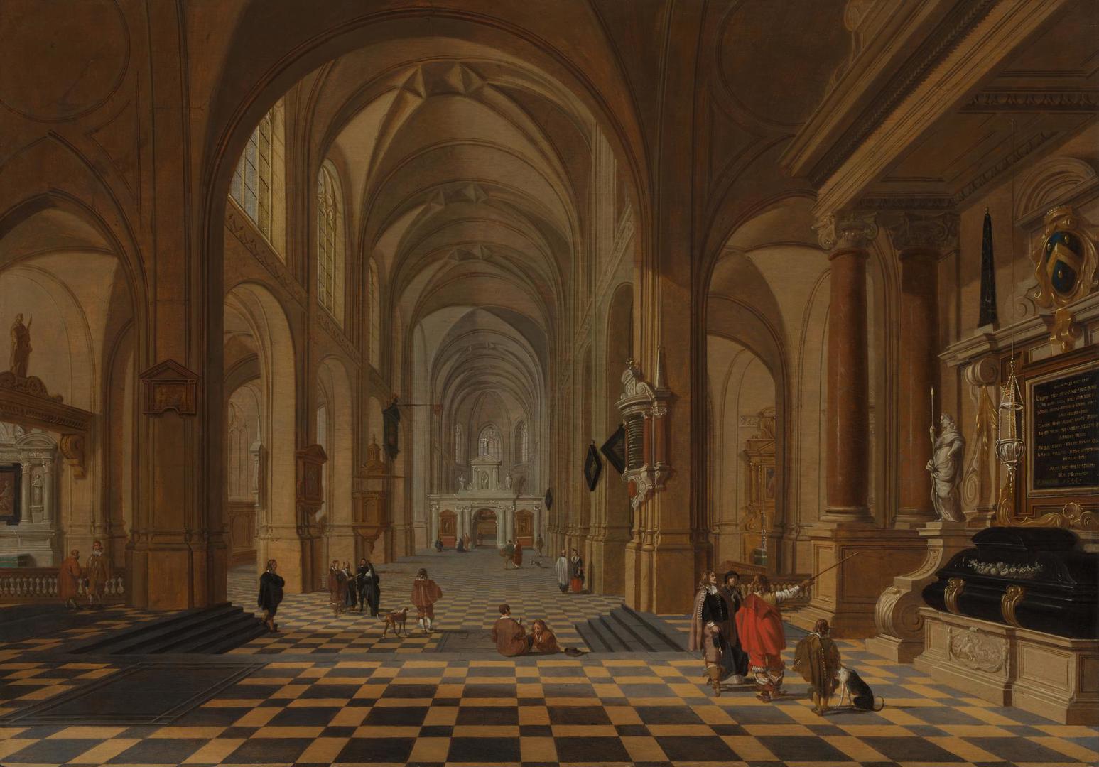 Interior of a Church by Follower of Bartholomeus van Bassen