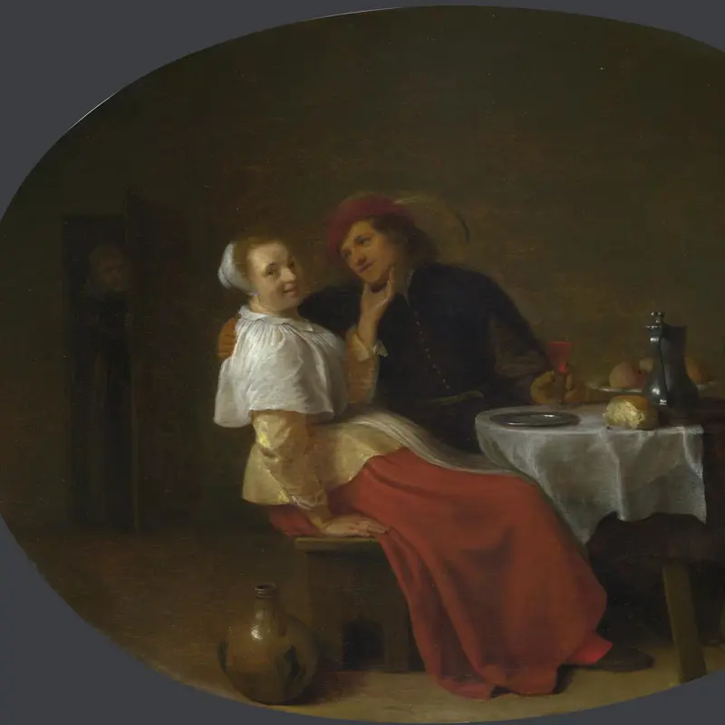 Two Lovers at Table