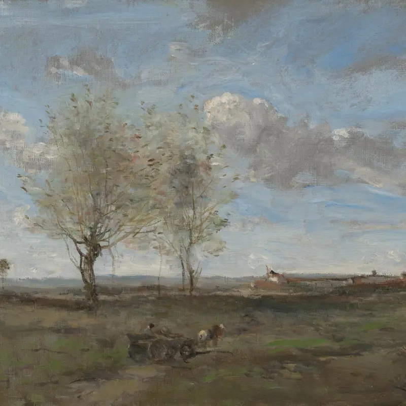A Wagon in the Plains of Artois