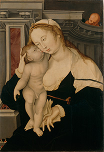 Hans Baldung after Jean Gossart, ‘Virgin and Child’.