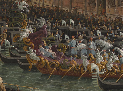 Detail showing the ‘bissone’.