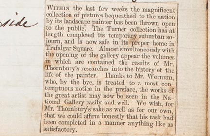 Wornum’s diary extract