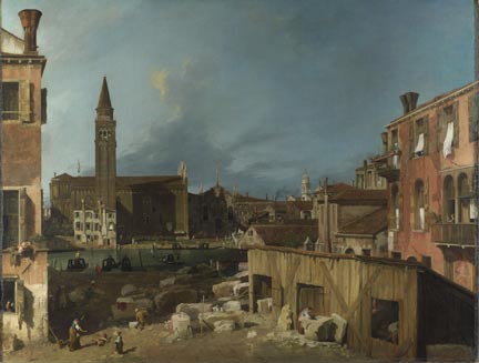 Canaletto, 'The Stonemason's Yard', 1727-8