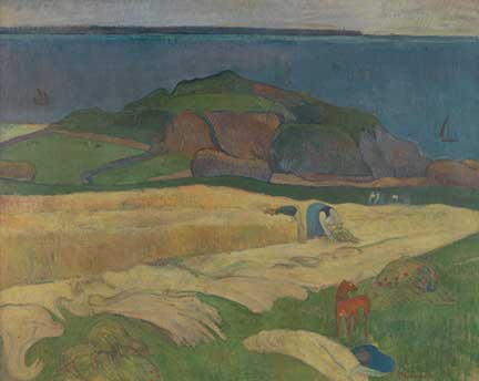 Gauguin, 'Harvest: Le Pouldu', 1890