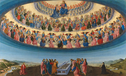 Francesco Botticini, The Assumption of the Virgin, probably about 1475-6