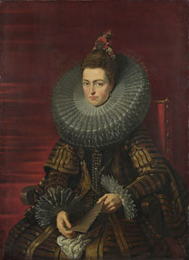Studio of Peter Paul Rubens, 'Portrait of the Infanta Isabella', about 1615