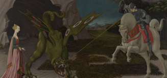 Detail from Paolo Uccello, 'Saint George and the Dragon', about 1470