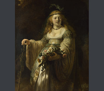 Rembrandt, 'Saskia van Uylenburgh in Arcadian Costume', 1635