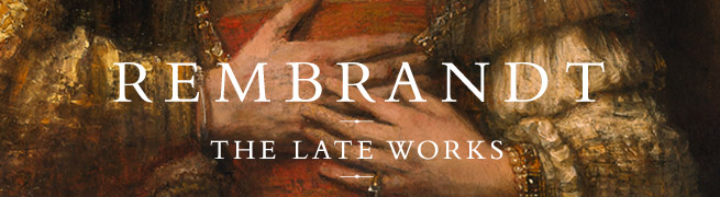 Rembrandt exhibition banner