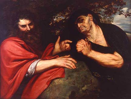 Rubens, 'Democritus and Heraclitus', 1603