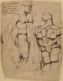 Rubens, 'Study of Farnese Hercules', about 1602