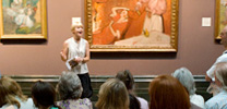 Adult learning: Karly Allen conducting a Ten Minute Talk