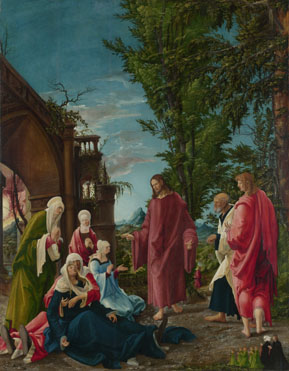 Albrecht Altdorfer: 'Christ taking Leave of his Mother' Albrecht Altdorfer: 'Christ taking Leave of his Mother'