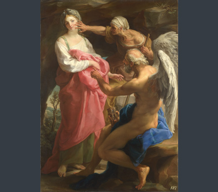 Batoni, 'Time orders Old Age to destroy Beauty', 1746
