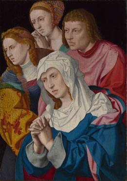 Bartholomeus Bruyn the Elder: 'The Virgin, Saints and a Holy Woman'