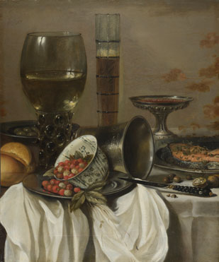 Pieter Claesz.: 'Still Life with Drinking Vessels'