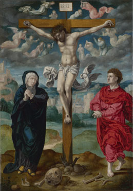 Circle of Pieter Coecke van Aalst: 'The Crucifixion: Central Panel'
