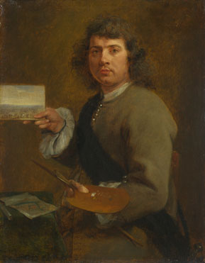 Gonzales Coques: 'Sight (Portrait of Robert van den Hoecke)'