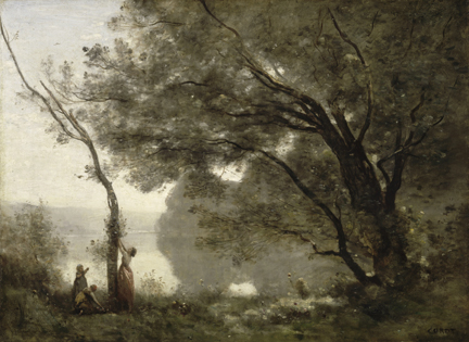Corot, 'Souvenir of Mortefontaine', about 1864