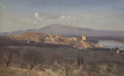 Corot, 'Villeneuve-les-Avignon'