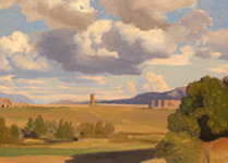 Jean-Baptiste-Camille Corot, 'The Roman Campagna, with the Claudian Aqueduct', 1826