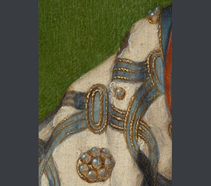 Detail from: Jan Gossaert: 'A Young Princess'