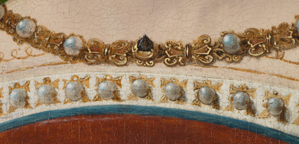 Detail from: Jan Gossaert: 'A Young Princess'