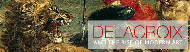 Detail from Eugène Delacroix, 'Lion Hunt', 1861 © The Art Institute of Chicago, Illinois. Potter Palmer Collection, 1922.404