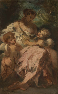 Narcisse-Virgilio Diaz de la Peña: 'Venus and Two Cupids'