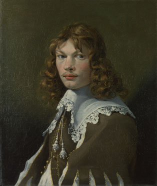 Karel Dujardin: 'Portrait of a Young Man (Self Portrait?)'