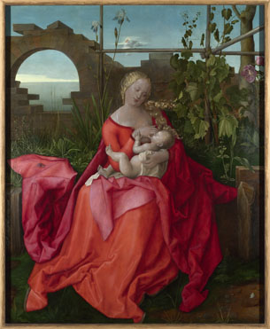 Workshop of Albrecht Dürer: 'The Virgin and Child ('The Madonna with the Iris')'